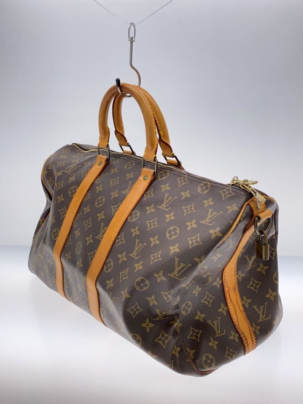 Louis Vuitton Canvas Monogram Brown Keepall Brown